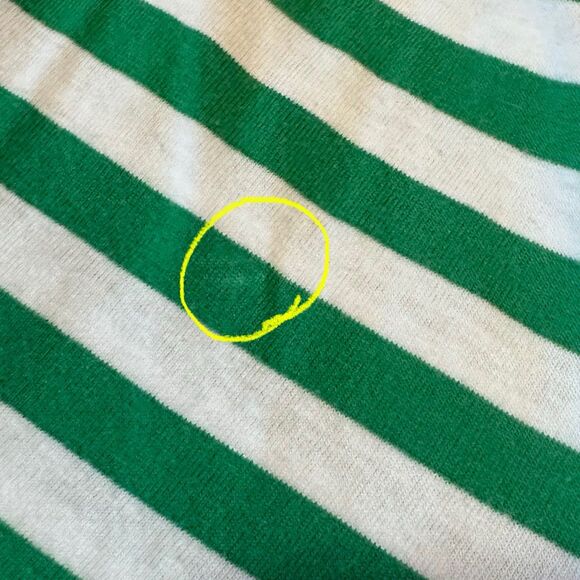 Girl’s Green and White Ruffle Pants Size 6/7 - Picture 6 of 11